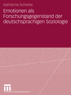 cover image of Emotionen als Forschungsgegenstand der deutschsprachigen Soziologie